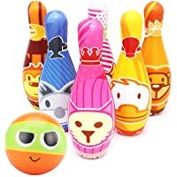 Los mejores  - Dreamon Juego de Bolos para niños con alfileres y Bola-Bolera elota de Juguete para Niños Niñas Bebé Infantil 2 3 4 Años